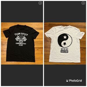 Giordano 2 tshirt L‎